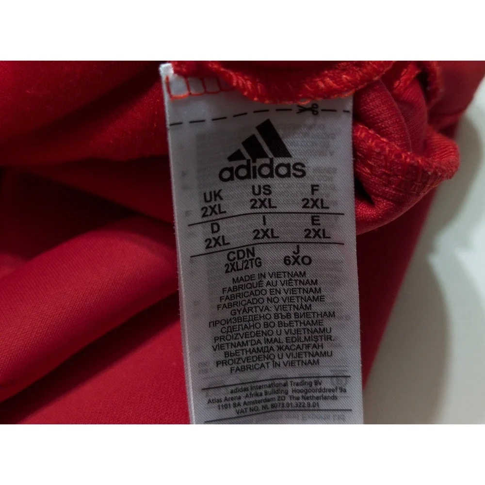 ADIDAS Washington Capitals NHL Hoodie Mens XXL 2XL Red Eagle Pullover